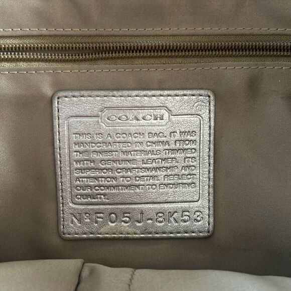 Coach signature tote well loved but still has a lot of life. - Picture 3 of 3